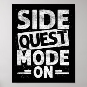 Side Quest-modus Aan Funny Gamer Festival  Poster