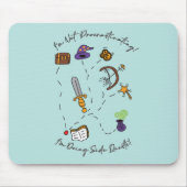 Side Quests Mousepad Muismat (Voorkant)