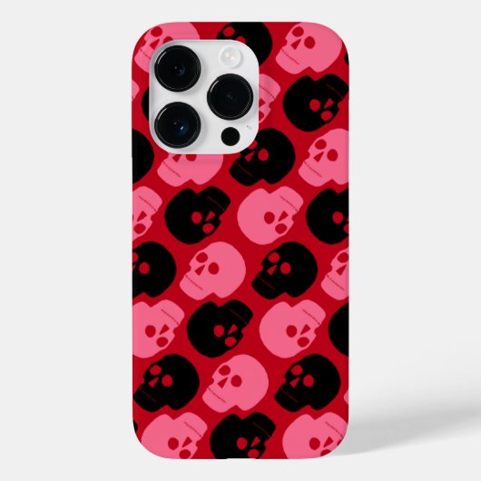 Side Skulls Pattern Case-Mate iPhone Case (Achterkant)