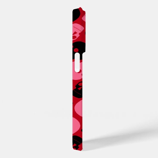 Side Skulls Pattern Case-Mate iPhone Case (Achterkant / Rechts)