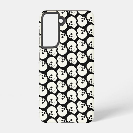 Side Skulls Pattern Samsung Galaxy Hoesje (Achterkant)