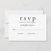 SideBar RSVP-kaart RSVP Kaartje (Voorkant)