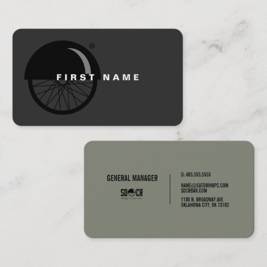 Sidecar - Algemene managers Visitekaartje (Voorkant / Achterkant)