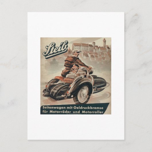 Sidecar Briefkaart (Voorkant)