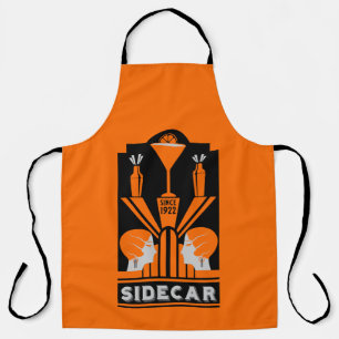 Sidecar Cocktail Art Deco Schort