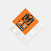 Sidecar Cocktail Art Deco Servet (Hoek)