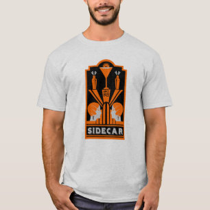 Sidecar Cocktail Art Deco T-shirt