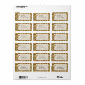 Sidecar cocktail etiket (Full Sheet)