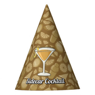 Sidecar cocktail feesthoedjes