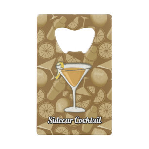 Sidecar cocktail kredietkaart flessenopener