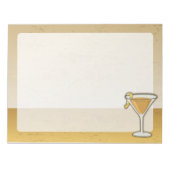 Sidecar cocktail notitieblok (Voorkant)