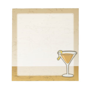 Sidecar cocktail notitieblok