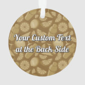 Sidecar cocktail ornament (achterkant)