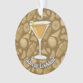 Sidecar cocktail ornament (voorkant)