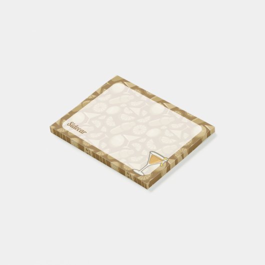 Sidecar Cocktail Post-it® Notes (Schuin)