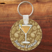 Sidecar Cocktail Sleutelhanger (Voorkant)