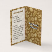 Sidecar Recipe Visitekaartjes (Binnen)