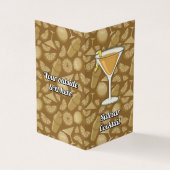 Sidecar Recipe Visitekaartjes (Buitenkant)