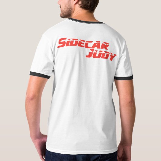Sidecare Judy Mannen Raglan Baseball T-Shirt (Achterkant)