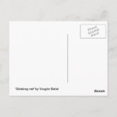 Sidelong (rood) briefkaart (Achterkant)