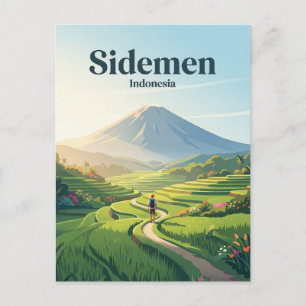 Sidemen Valley Indonesië Briefkaart
