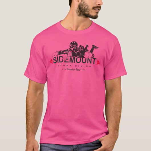 Sidemount TEC duikgrot T-shirt (Voorkant)