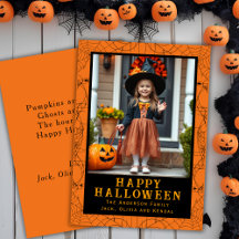 Sider Web Lijst Custom Photo Happy Halloween