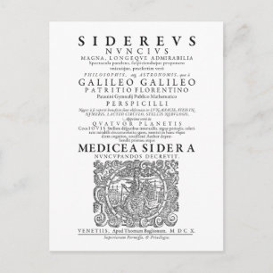 Sidereus Nuncius Briefkaart