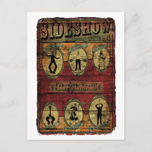  Sideshow Banner Briefkaart (Voorkant)