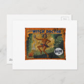 Sideshow Banner Witch Doctor Briefkaart (Voorkant / Achterkant)