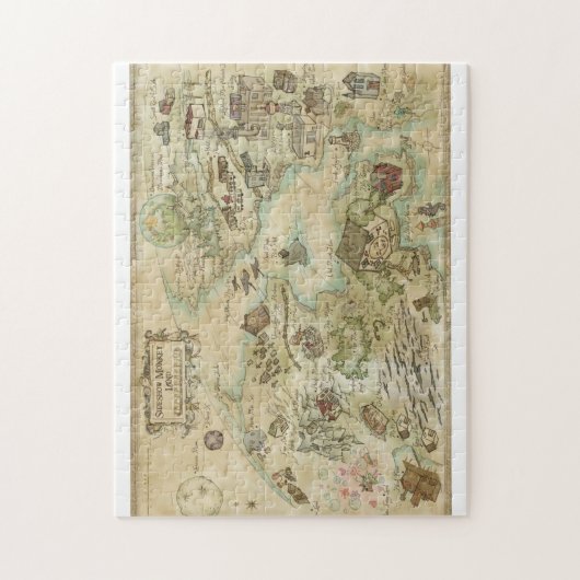 Sideshow Monkey Monkey Carte, puzzle (Vertical)