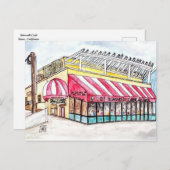 Sidewalk Cafe Briefkaart (Voorkant / Achterkant)