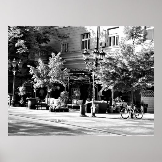 Sidewalk Cafe Poster (Voorkant)