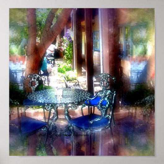 Sidewalk-impressies van het Taos-Poster Poster (Voorkant)