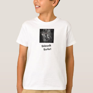 Sidewalk Surfer Pro Image Patinage blanc T-shirt