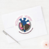 Sideways Mohawkey Monkey sticker (Envelop)