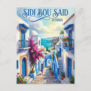 Sidi Bou Said Tunesië Briefkaart