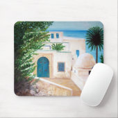 "Sidi Bou Said, Tunesië" mousepad Muismat (Met muis)