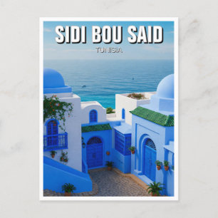 Sidi Bou Said Tunesië Reizen Briefkaart