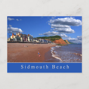 Sidmouth Beach Briefkaart