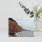 Sidmouth océan falaises et la carte postale photo (Debout devant)