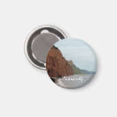 Sidmouth Ocean Photo Small, Aimant Rond De 3,2 Cm (Recto/Verso)
