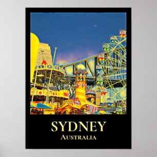 Sidney Luna Park Poster