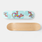 Sidney Salamander Aqua Skateboard Deck (Horz)