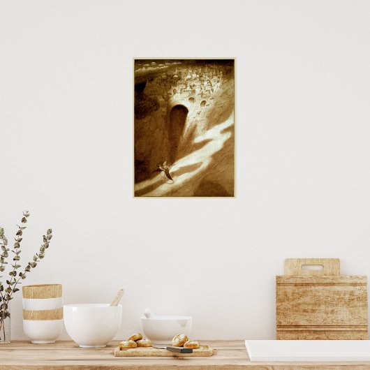  Sidney Sime de stad van de stad Poster (Keuken)