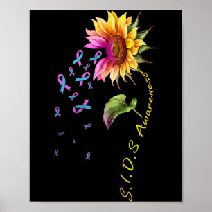 Sids-bewustzijns-shirt voor onder de douche poster
