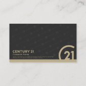 Siècle 21 Rebrand Carte de visite Design (Dos)