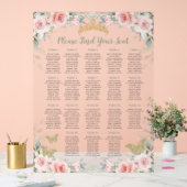 Siège Floral Blush Quinceañera Vert Sage (Mariage)