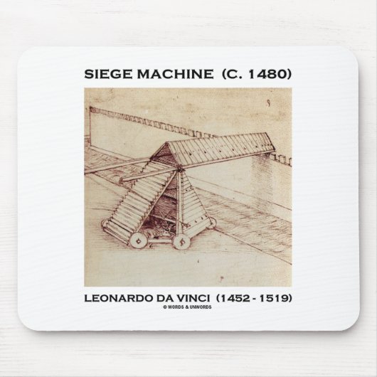 Siege Machine (C. 1480) Leonardo da Vinci Muismat (Voorkant)
