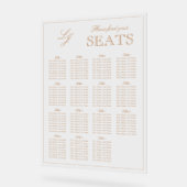 Siège Mariage moderne en terre cuite Monogram Scri (Angle)